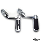 5" Groove Skull Highway FootPeg Footrest for Harley Sportster XL (1.25")