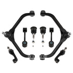 8Pcs Front Upper Control Arm Ball Joints Tie Rods for Jeep Liberty (2005–2007)