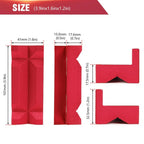 4" Aluminum Vise Jaw Inserts for AN Fittings with Magnetic Adapter