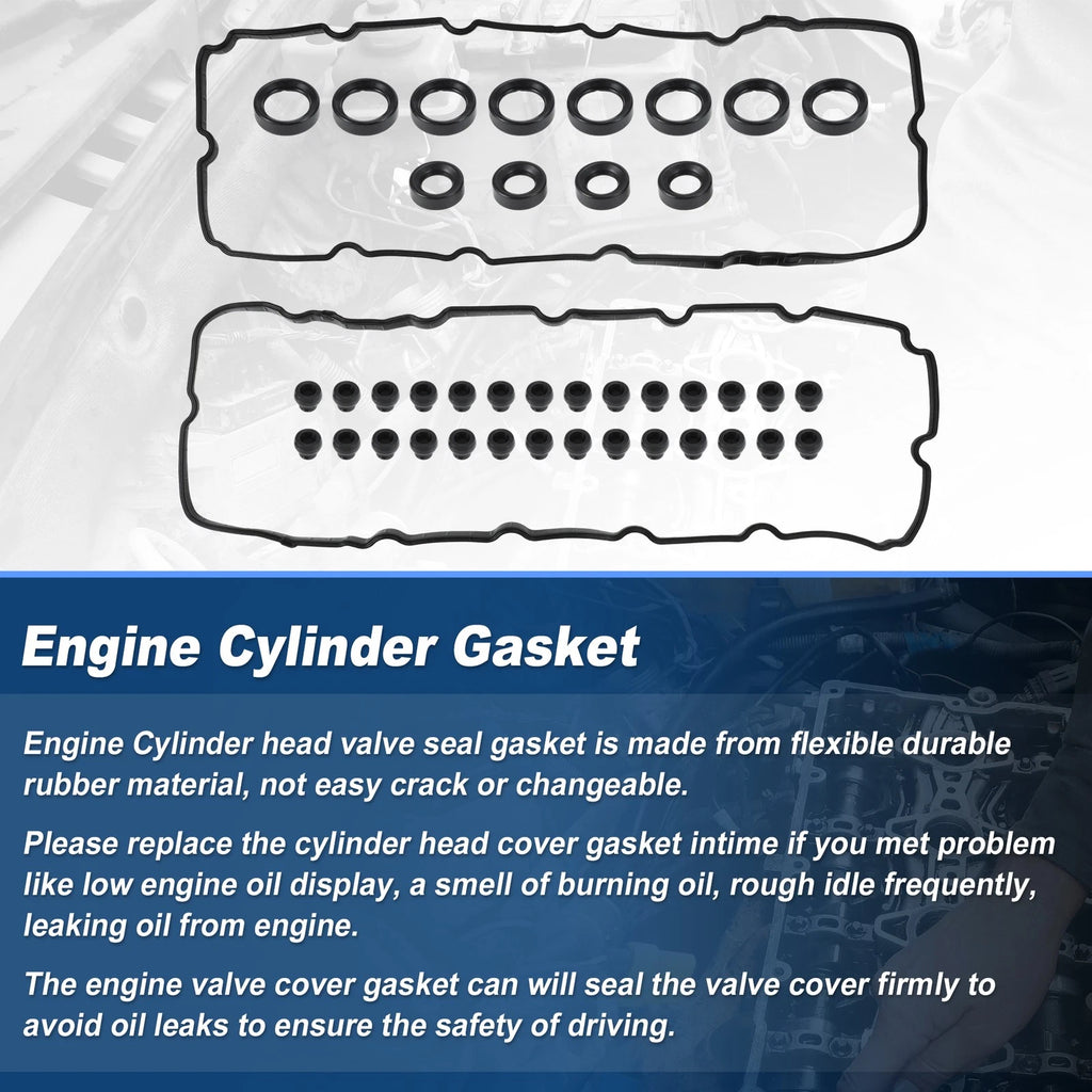 Valve Cover Gaskets Set for Ford F150 (2014–2017), Mustang (2015–2020)