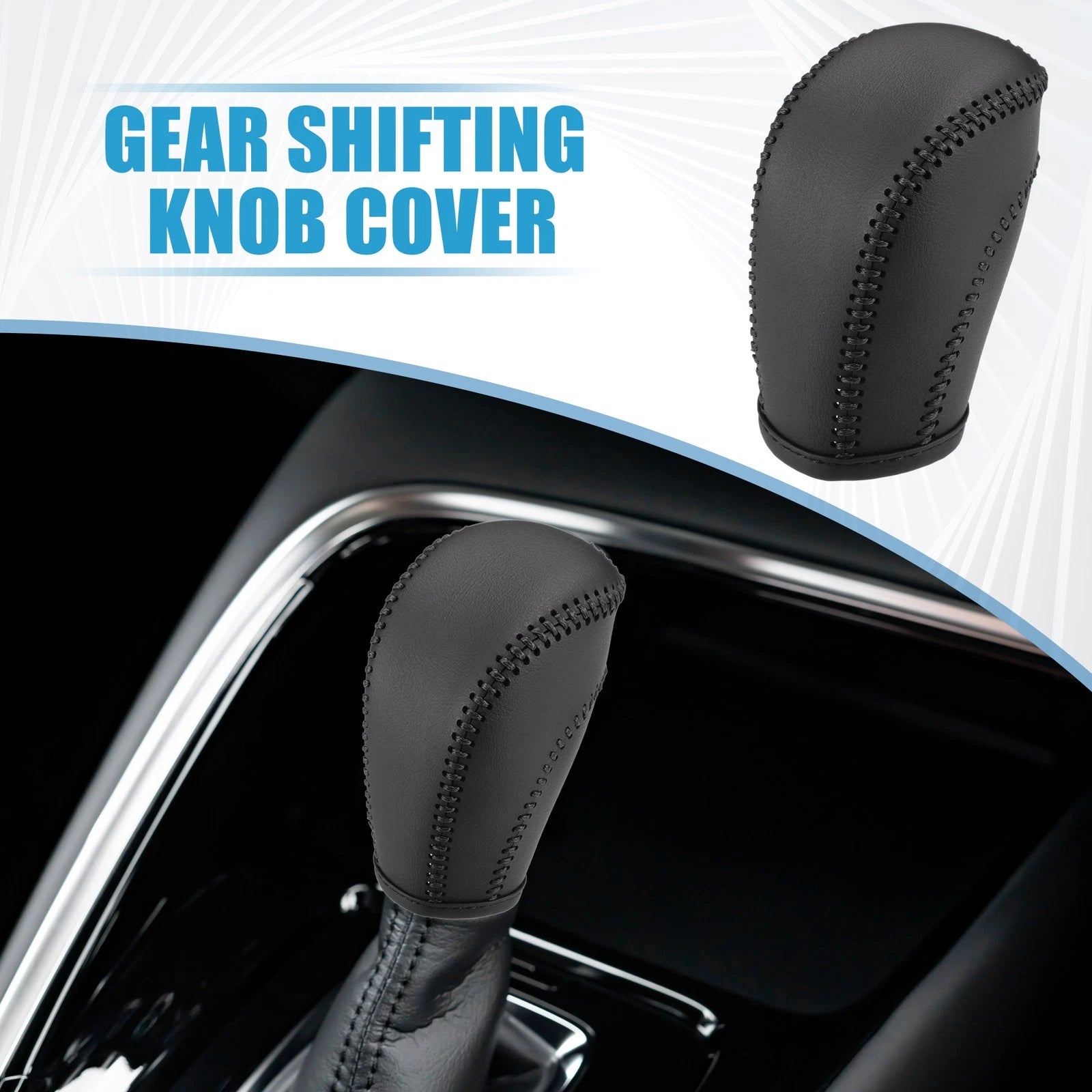 Gear Shift Lever Cover Trim for Volkswagen Atlas (2018–2022) Black