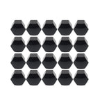 20Pcs 17mm Black Wheel Lug Nut Bolt Cover Caps for Audi