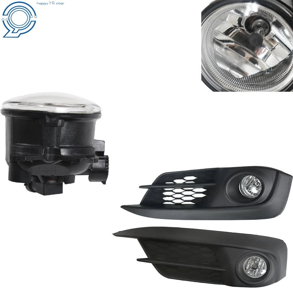 2Pcs Fog Lights with Switch Kit for Honda Civic (2016-2018)