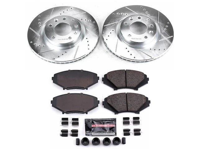 Front Brake Pad and Rotor Kit for Mazda RX-8 (2004–2008) NZ487BQ