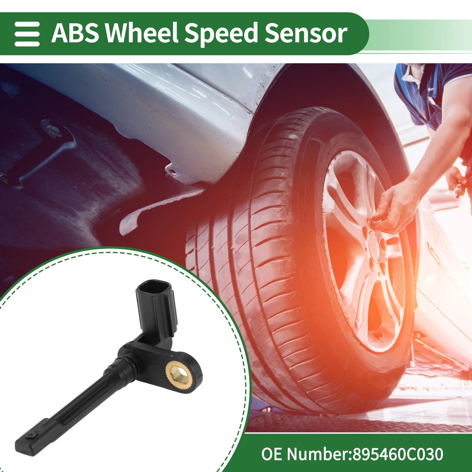 ABS Wheel Speed Sensor No. 895460C030 for Toyota Sequoia (2001–2022)