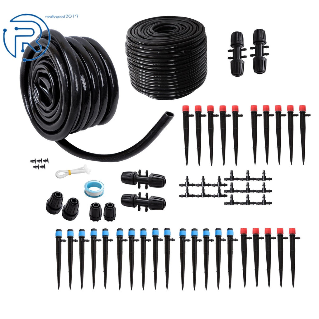 Automatic Garden Watering System Kit for Greenhouse (240FT)