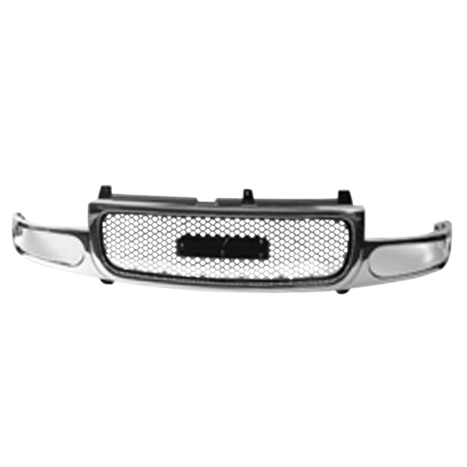 Replacement Silver Chrome Plastic Front Grille for Jeep Grand Cherokee (2014–2021)