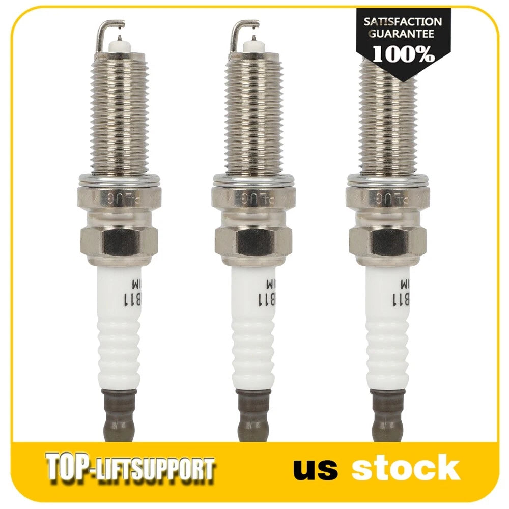 Set of 3 Iridium Platinum Spark Plugs for Smart Fortwo (2016–2017)