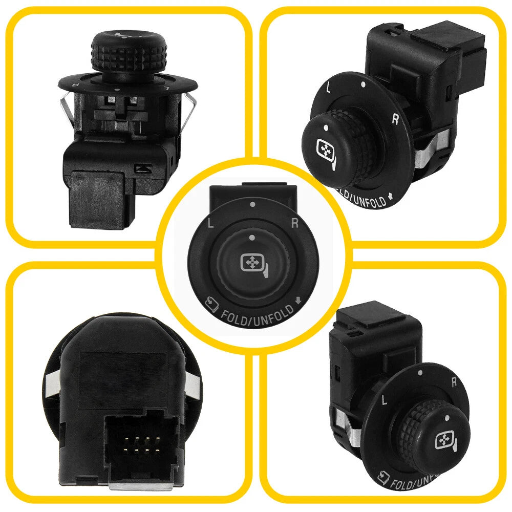 Power Fold Side View Mirror Switch for Ford F-150 F-250 F-350 F-450 (2004–2020)