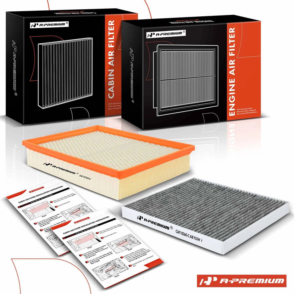 Engine & Cabin Air Filter for Chevy Silverado 1500 GMC Sierra 1500 (2007–2023)