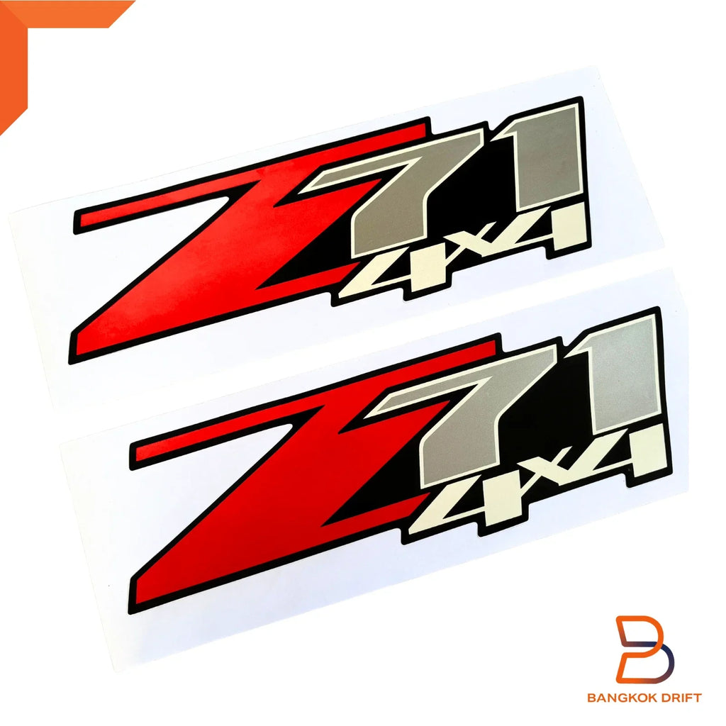Z71 4x4 Side Fender Body Rear Sticker Decals for Holden Colorado (04-11)