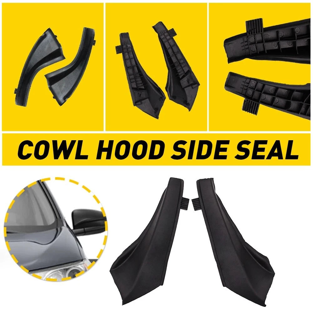 Front Cowl Extension Cover Wiper Side Pair for Toyota RAV4 (2013–2019)