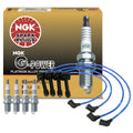 Set of 4 NGK G-Power Platinum Spark Plugs for Ford Probe 2.0 L4 (1993–1997)