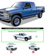 iBoard Running Boards for Chevy GMC CK Pickup (1988-1998) 5in Black