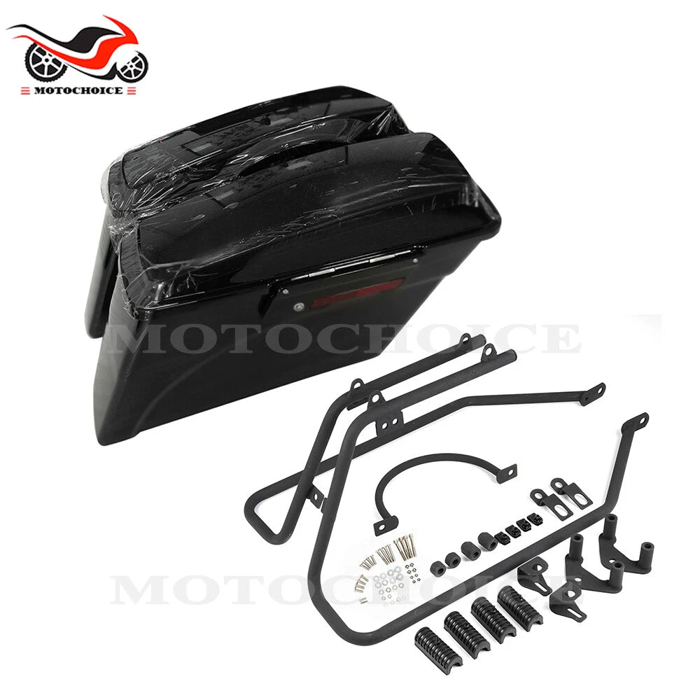 Saddle Bags & Conversion Brackets for Harley Sportster (2004–2014)