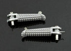Front Bracket Footrest Footpeg Set for Yamaha R1 R6 R6S (1998–2012)
