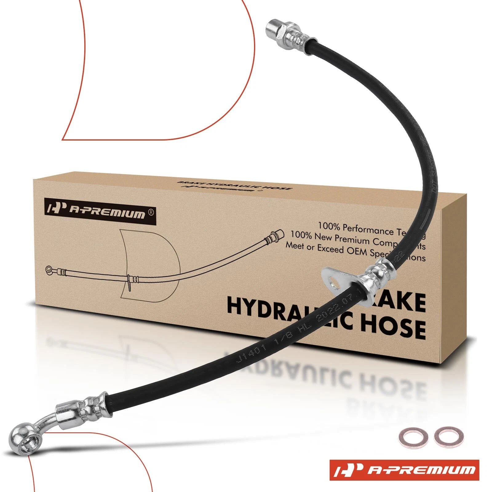Front Right Brake Hydraulic Hose for Subaru Impreza (2008–2010)
