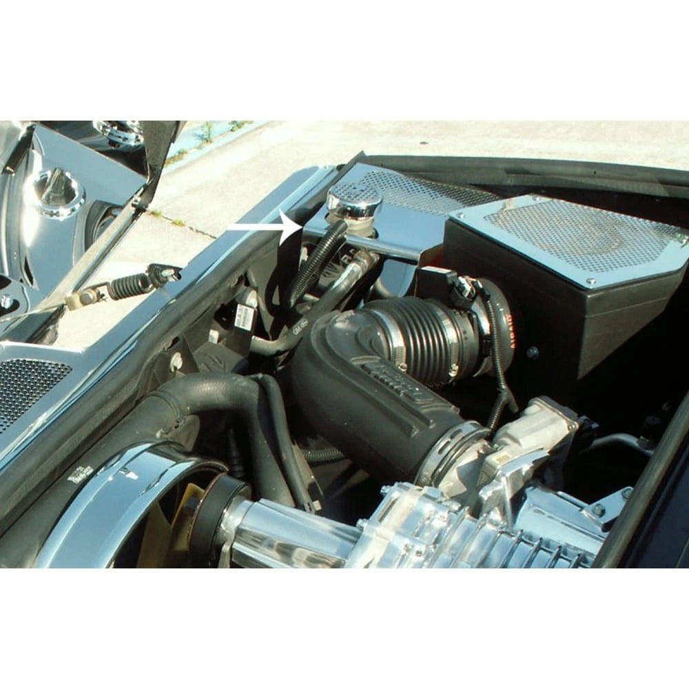 Polished Stainless Water Tank Cover with Perforated Cap for Hummer H2 (2003–2009)