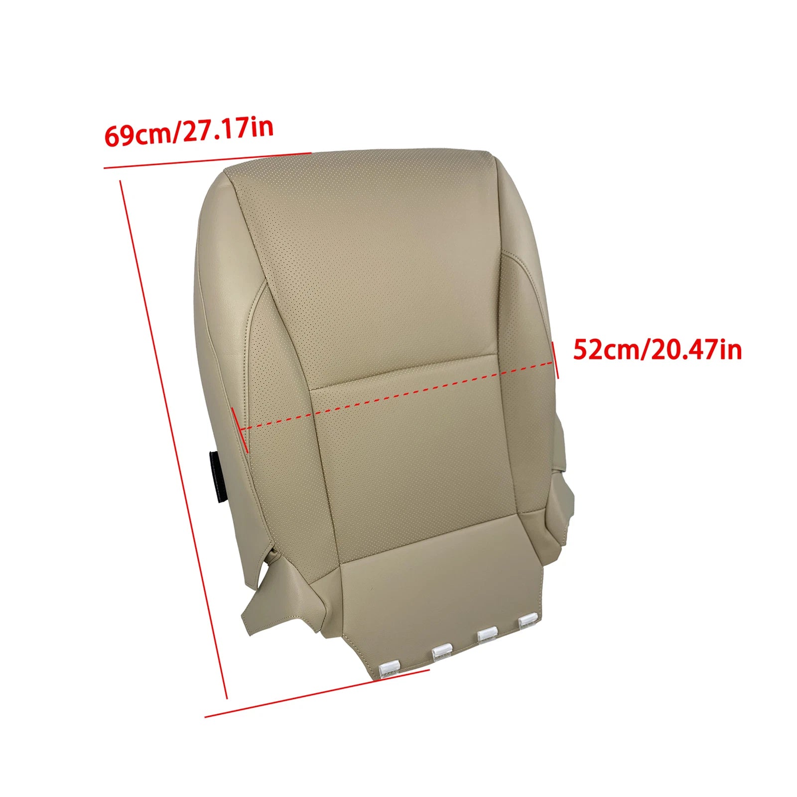 Leather Perforated Driver Bottom Seat Cover for Lexus ES350 (2007-2012)
