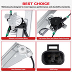 Rear Left Window Regulator with Motor for Chevrolet Trailblazer (2002–2009)