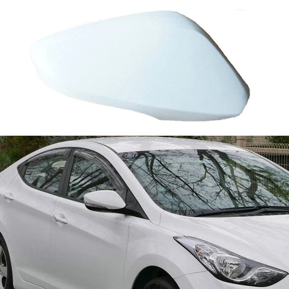 1pc White Rear Mirror Cover for Hyundai Elantra (2016)