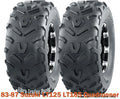 Set of 2 WANDA ATV Tires 20X7-8 /6PR for Suzuki LT125 LT185 (1983–1987)
