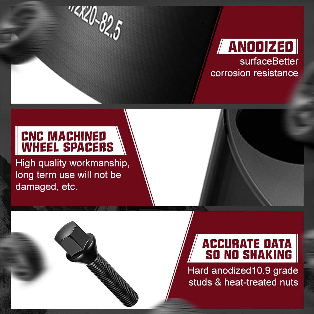 Wheel Spacers for Ford Ranger Mustang Edge Jeep Wrangler (2000-2025)