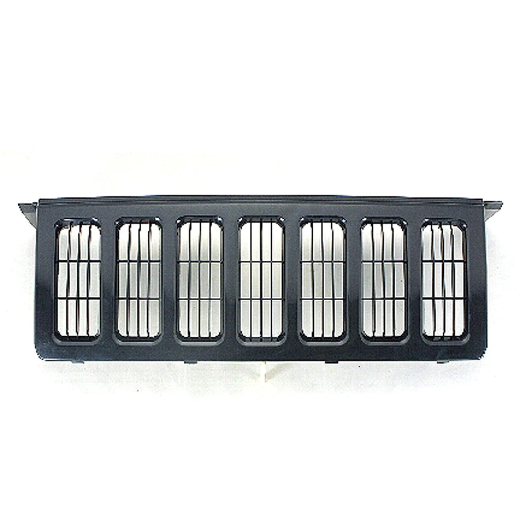 Replacement Primed/Ready to Paint Plastic Front Grille w/Vertical Bar Insert