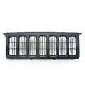 Replacement Primed/Ready to Paint Plastic Front Grille w/Vertical Bar Insert
