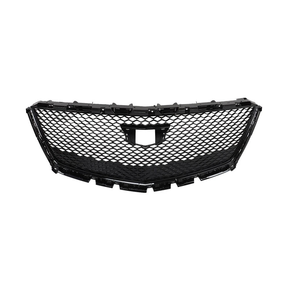 Front Upper Grille Replacement Set for Cadillac XT5 (2016-2021) Gloss Black