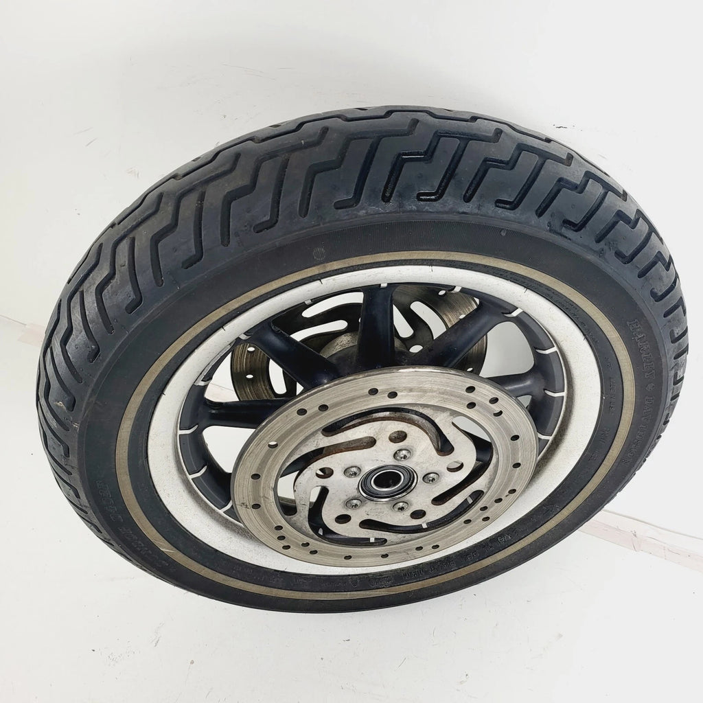 16x3" Black 9 Spoke Front Wheel for Harley Touring (2000–2008)