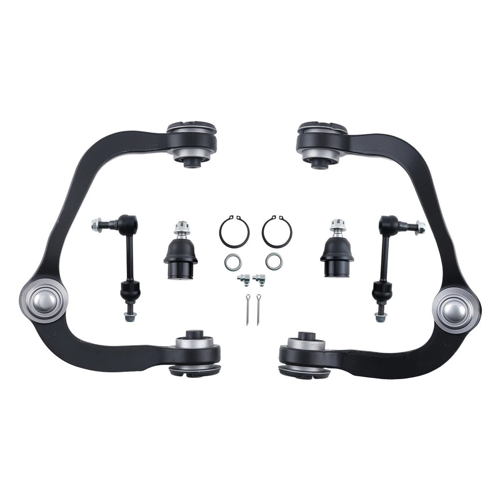 6PC Front Upper Control Arm Lower Ball Joint Sway Bar for Ford F150 (2004–2005) 4WD