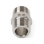 3/4" BSPT Male to 3/4" BSPT Male Stainless Steel Pipe Fittings
