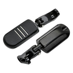 Black Rear Passenger Footpeg Mini Mount for Harley Street Glide (1993–2025)