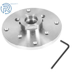 6 Inch Wood Lathe Face Plate for 1-1/4" × RH 8tpi (With Set Screws)