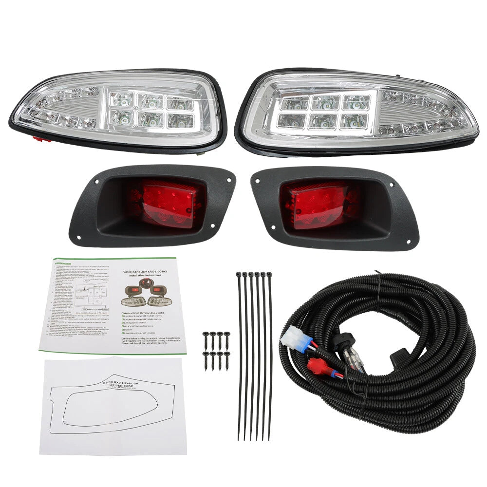 LED Light Kit for EZGO RXV Golf Cart (2016–Present)