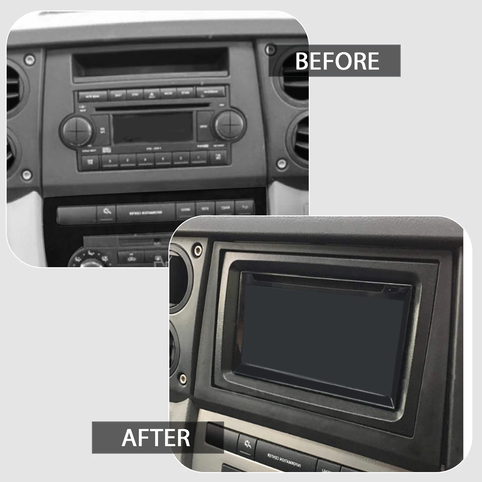 Double Din Dash Kit for Chrysler Dodge Jeep
