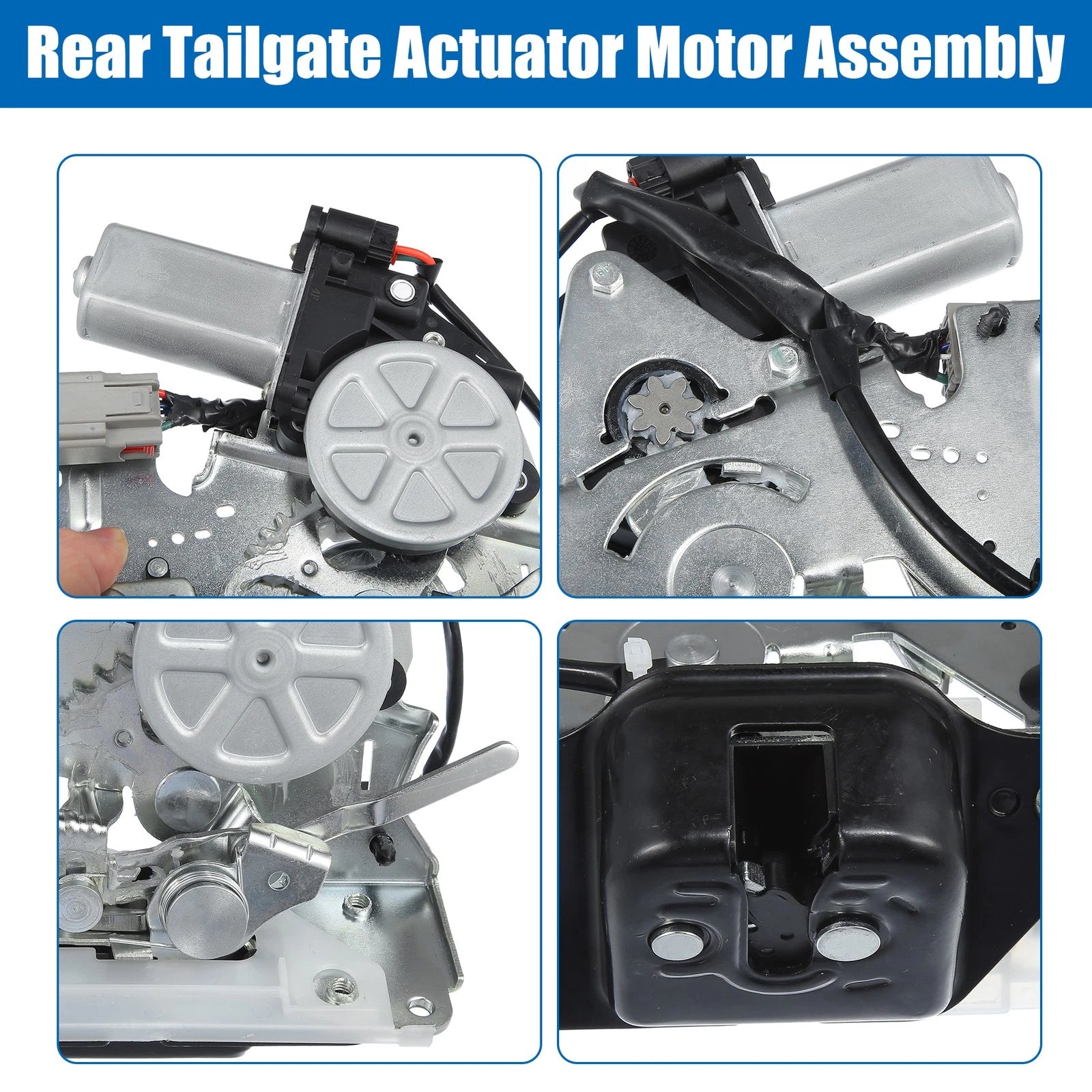 Rear Tailgate Lock Latch Actuator for Dodge Durango, Jeep Grand Cherokee (N/A)