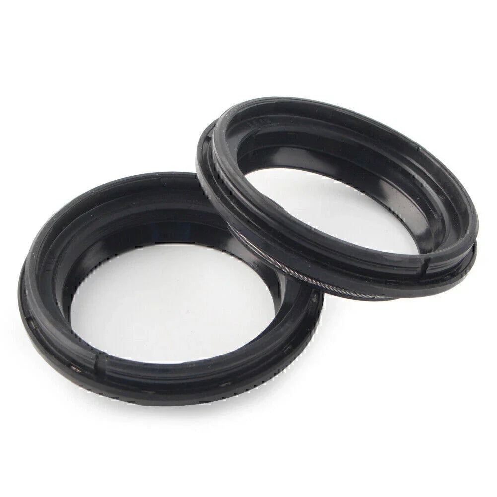 Black 43x54-11mm Front Fork Damper Shock Absorber Oil Seal (Fits Various Models)