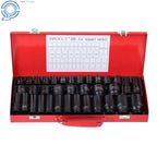 Set of 35 Deep Impact Sockets for Garage (8-32mm)