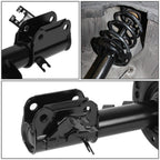 Front Struts with Coil Spring for Nissan Altima (2007–2013) - Black Powder-Coated