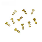100pcs Copper Wire Terminal Connectors for Electric Tools (3mm, 6mm)