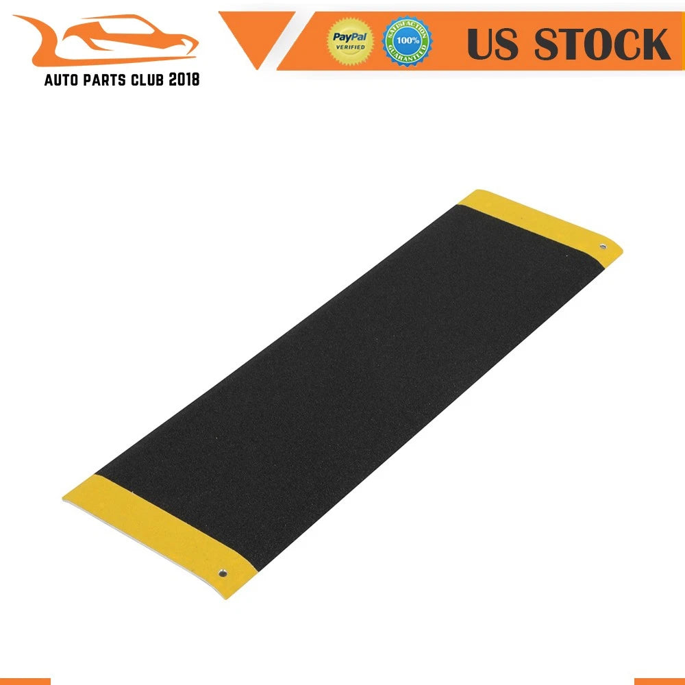 Aluminum Threshold Ramp 10L x 31.5IN - 600lbs Load Capacity Anti-Slip