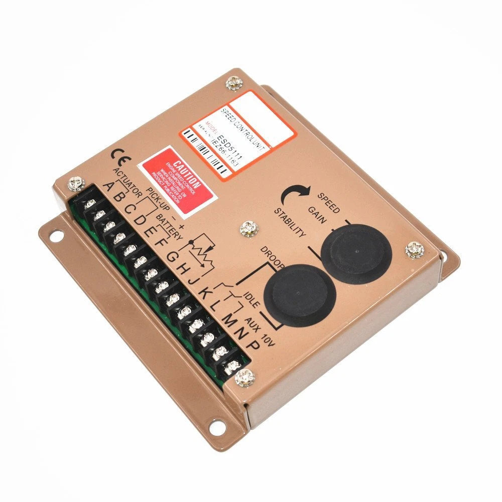 Electronic Engine Speed Controller for Generator (Genset) (YYYY–YYYY)