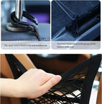 3 Layer Car Storage Net Bag with Hook Mesh Organizer for Front Seat Storage