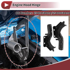 Hood Hinges for Nissan Rogue (2021–2024) No. 654016RA0A 1 Pair