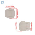 Leather Bottom Back Seat Cover for Chrysler 300C (2005–2010)
