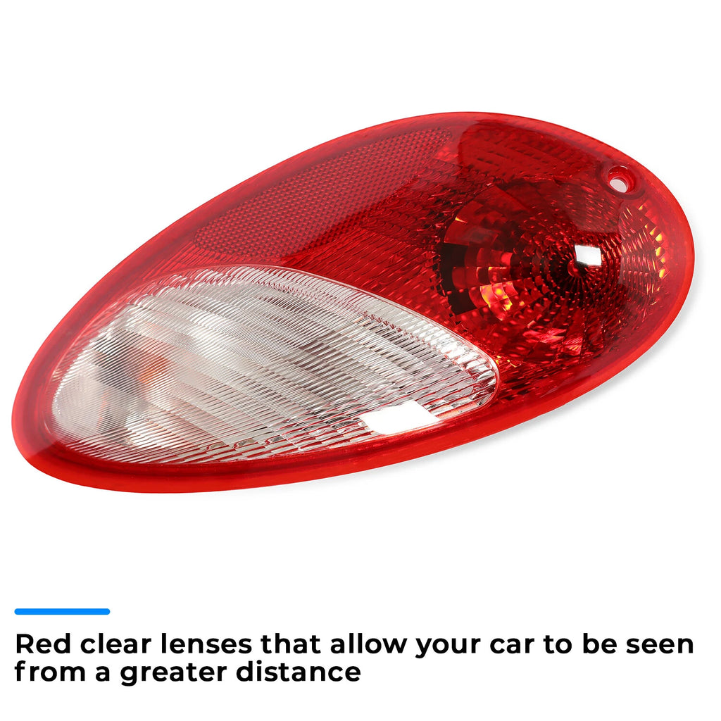 Tail Light for Chrysler PT Cruiser (2006–2010) Passenger Side with Bulbs