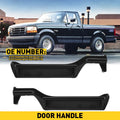 Black Metal Inside Door Handles Pair for Ford F150 F250 F350 (1987–1996)