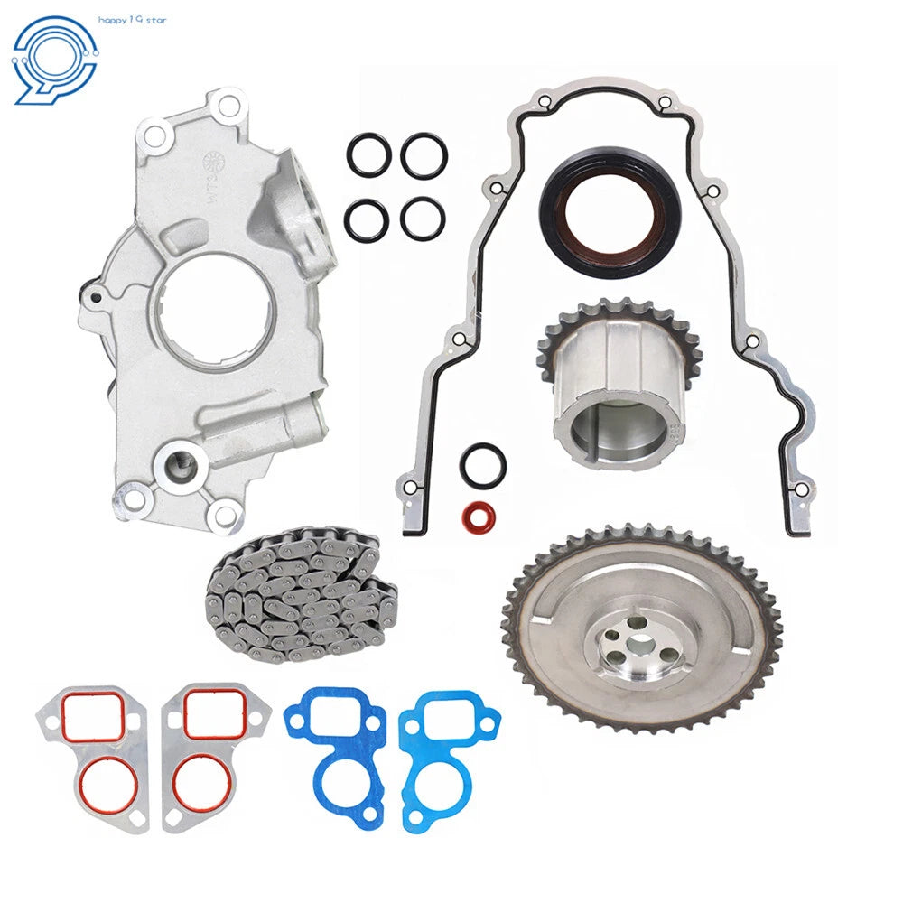 Oil Pump and Timing Chain Gasket for Chevrolet 4.8L 5.3L 6.0L (2000–2015)